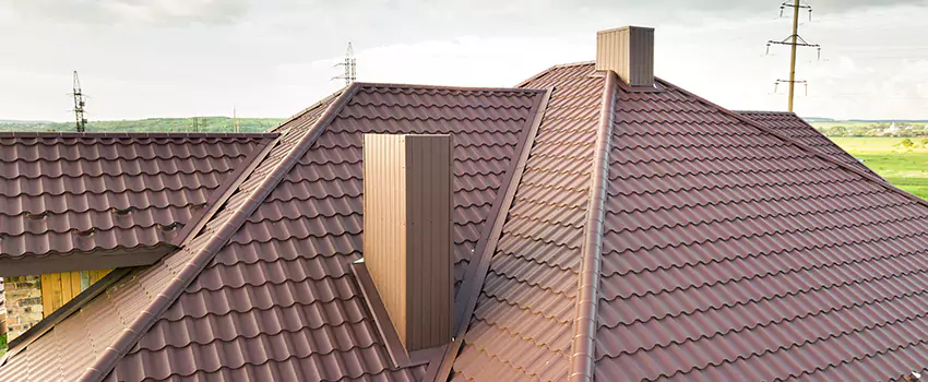 Residential Chimney Flashing Restoration in Holyoke, MA