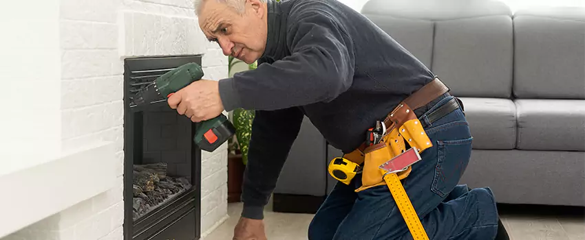 New Indoor Fireplace Installation in Holyoke, Massachusetts