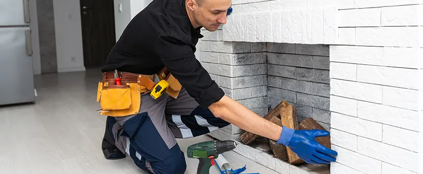 Fireplace Damaged Damper Frame Repair Services in Holyoke, Massachusetts